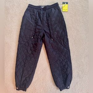 Sandy Liang for Target Quilted Black Pant